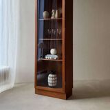 Teak display cabinet Omann Jun Danish design from the 1960s.