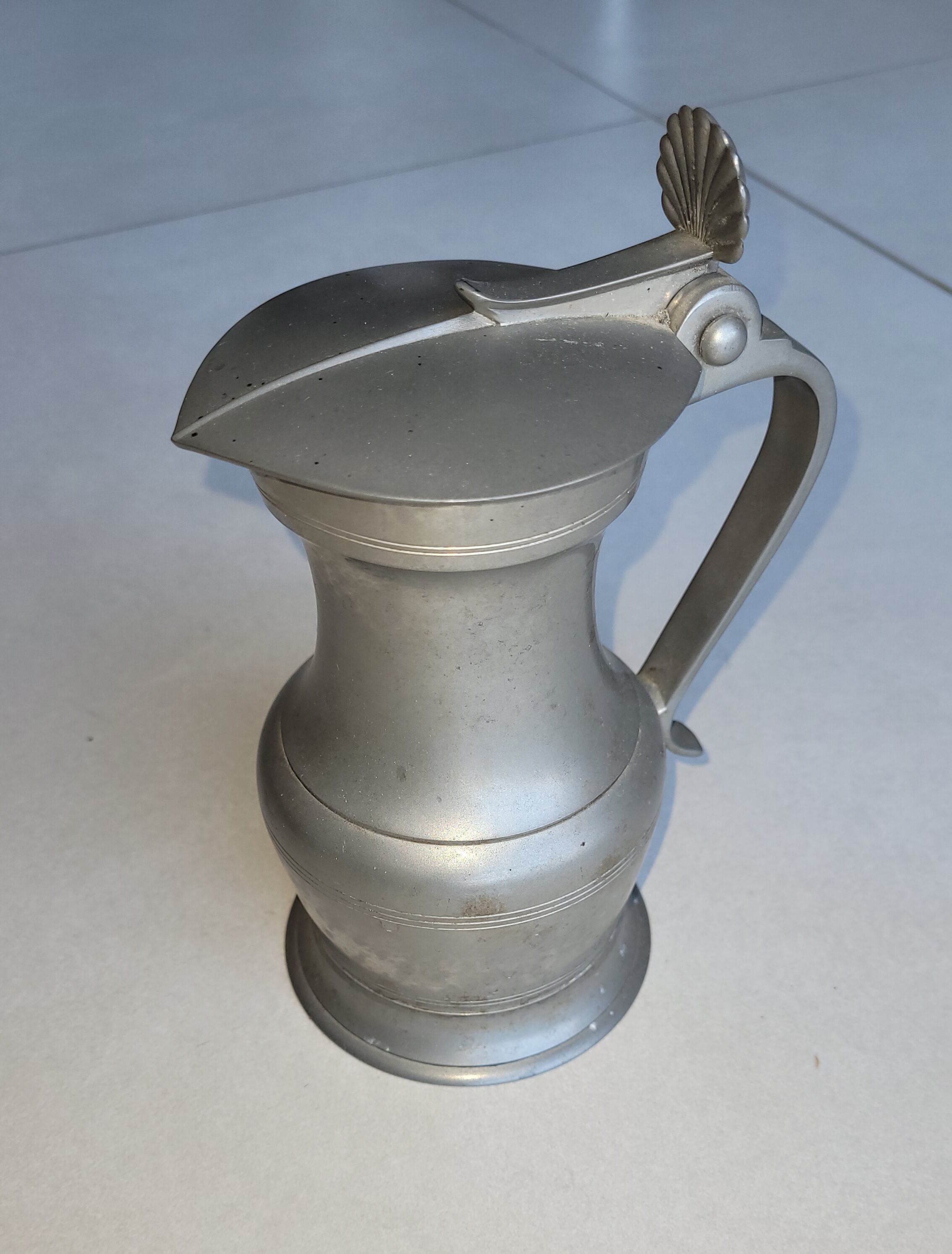 Pewter cutlery pitcher