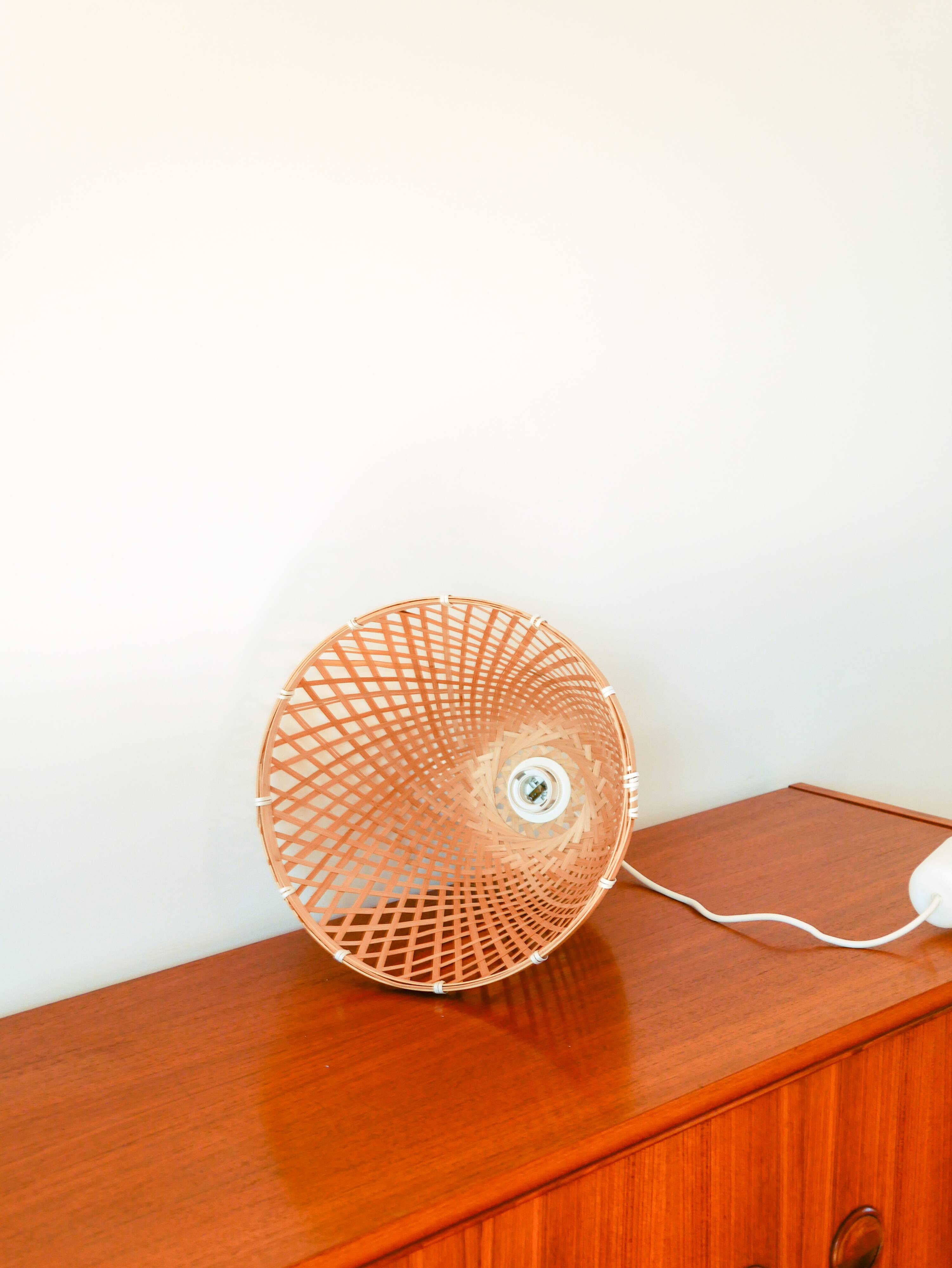 Rattan pendant light