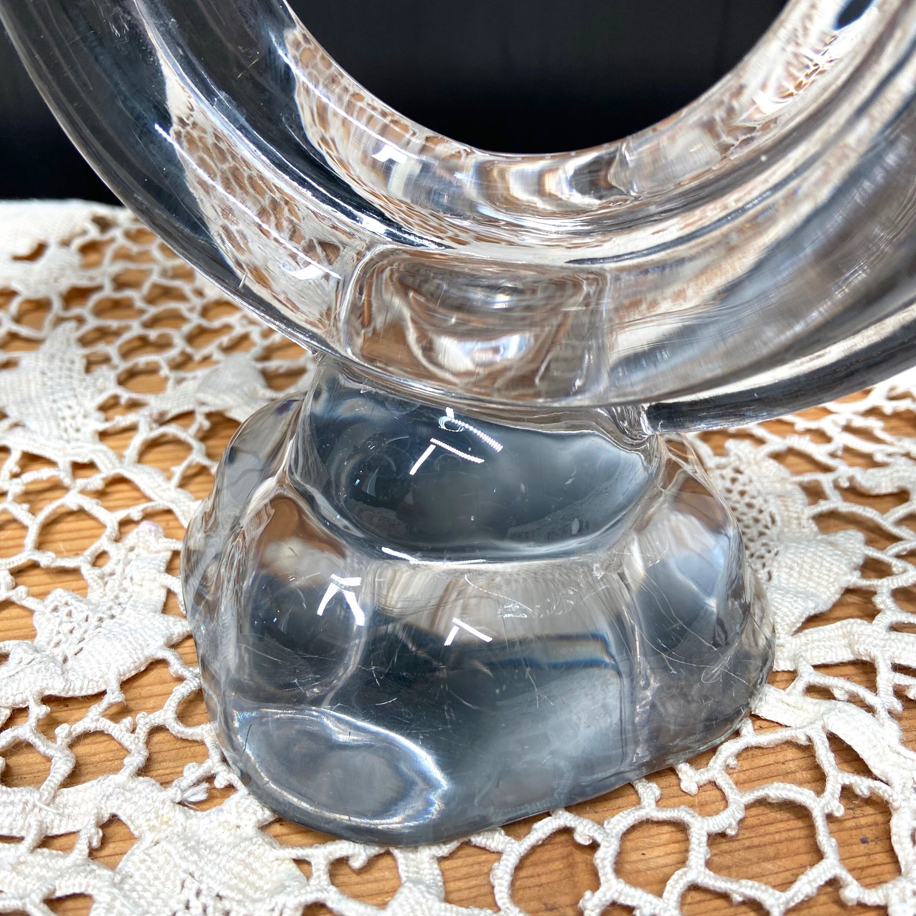 Pair of art deco crystal chandeliers