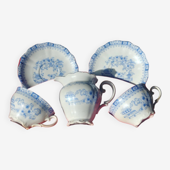 Porcelain tea set from the Seltmann weiden-E-Bavaria factory, new Theresia model