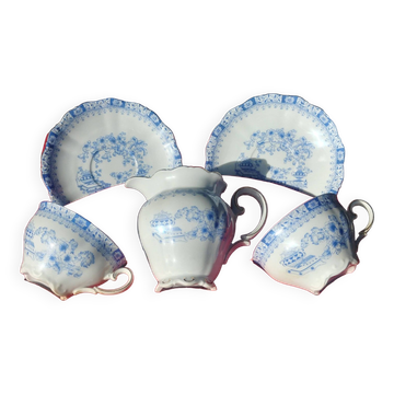 Ensemble à thé en porcelaine de la manufacture Seltmann weiden-E-Bavaria , modèle Theresia neuf