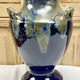 Old large sandstone vase signed Maure Lebret de Ligers Puisaye triple handles