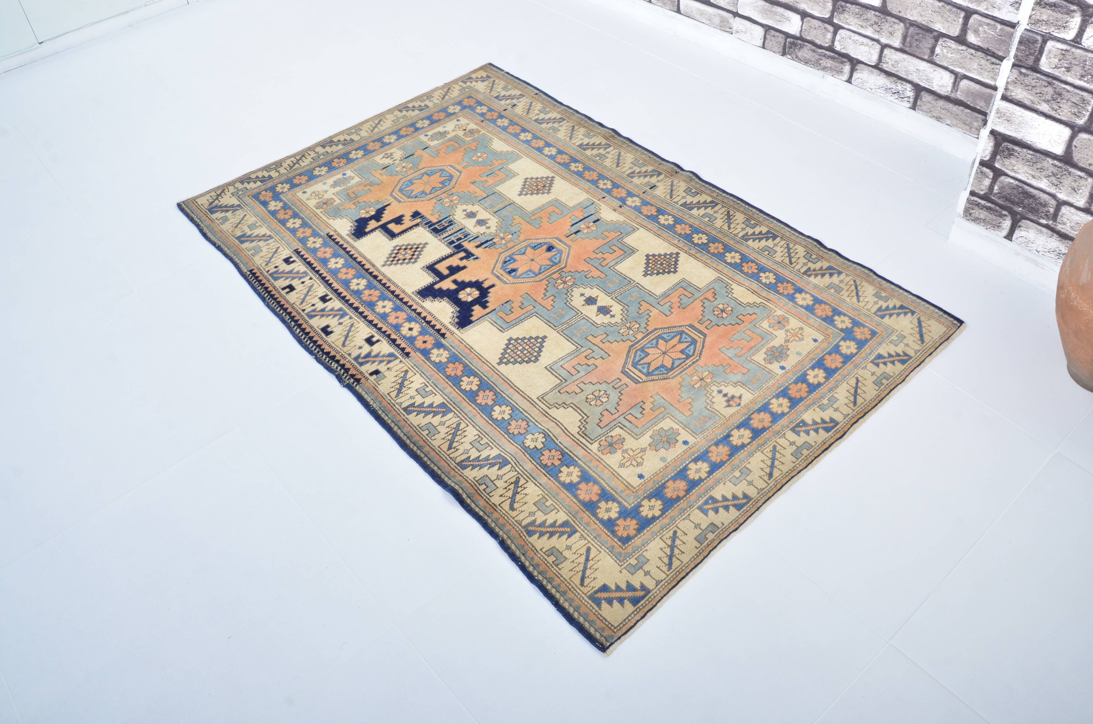 Geometric  Vintage Wool Carpet sku 3240
