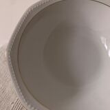 White dish with gilding