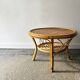 Italian Vintage Bamboo & Rattan Coffee / Occasional Table  c 1960/70s