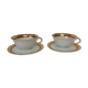 Duo de tasses dejeuner toi et moi Limoges