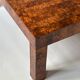 Coffee table made of solid elm burl, patchwork, Belgium, 1990s