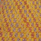 Tapis kilim jaune fait main