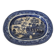 Plat ovale décor chinois faïence française XIX
