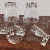 Set of 9 French Cordial BVB aperitif glasses