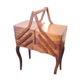 Wooden sewing worker