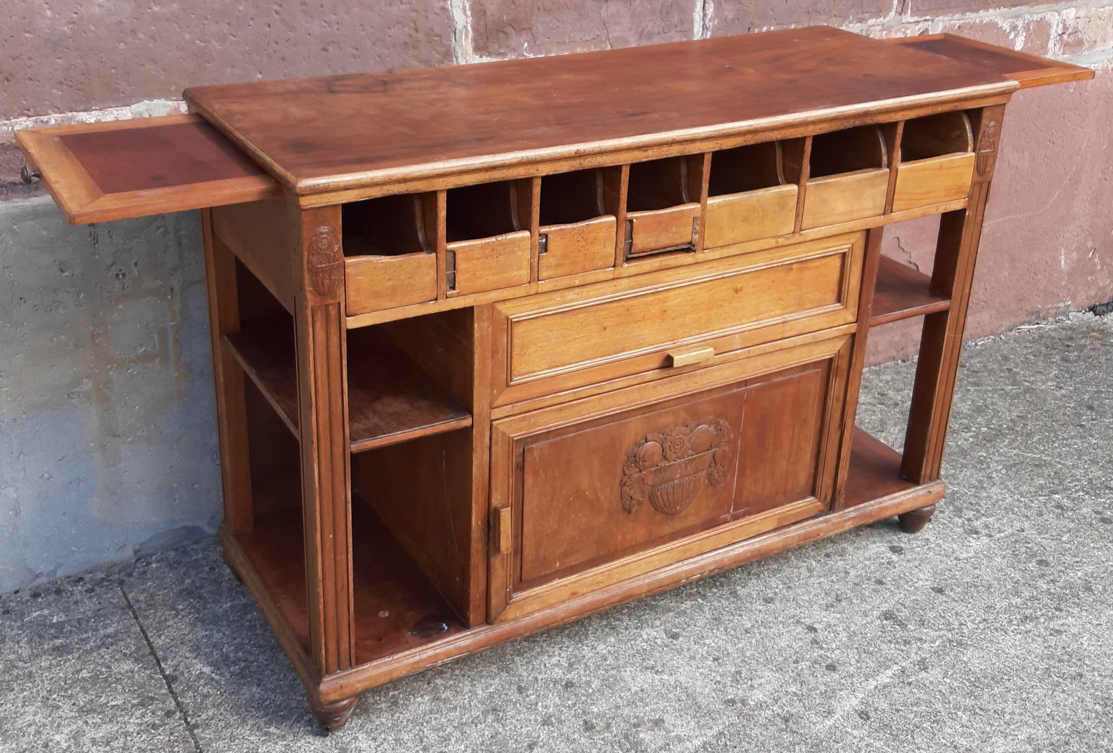1950s restaurant serving trolley (serving console or coffee cabinet)