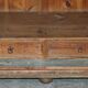 European Hand-Painted Wardrobe in Solid Oak circa 1800