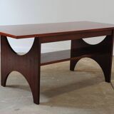 Mid century modern mahogany Coffee Table, 1970´s, Soviet Union