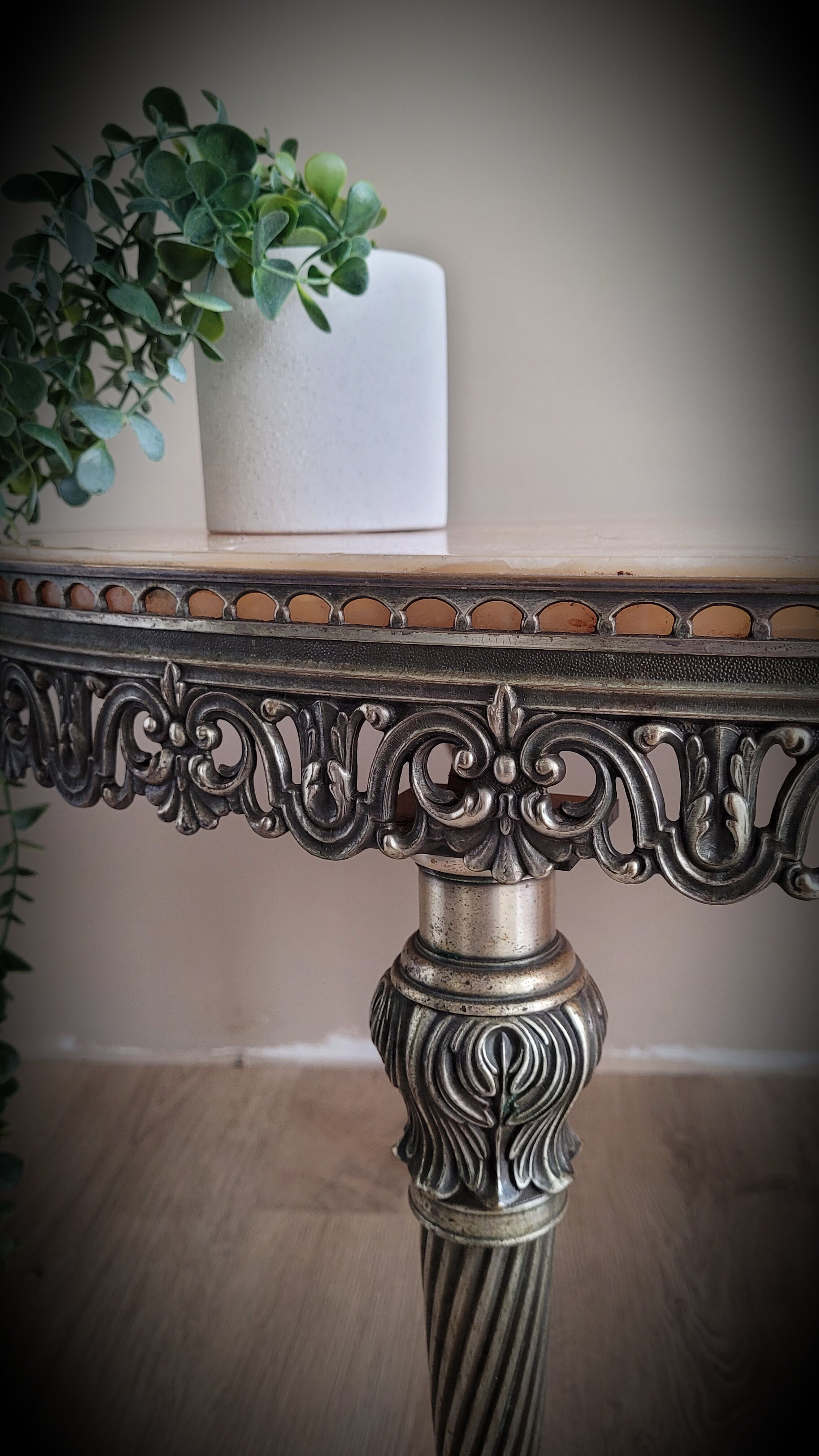 Onyx marble coffee table