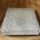 Very large vintage square Holophane wall light or ceiling light.