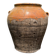 Ancient terracotta pottery jar from the 19th century.