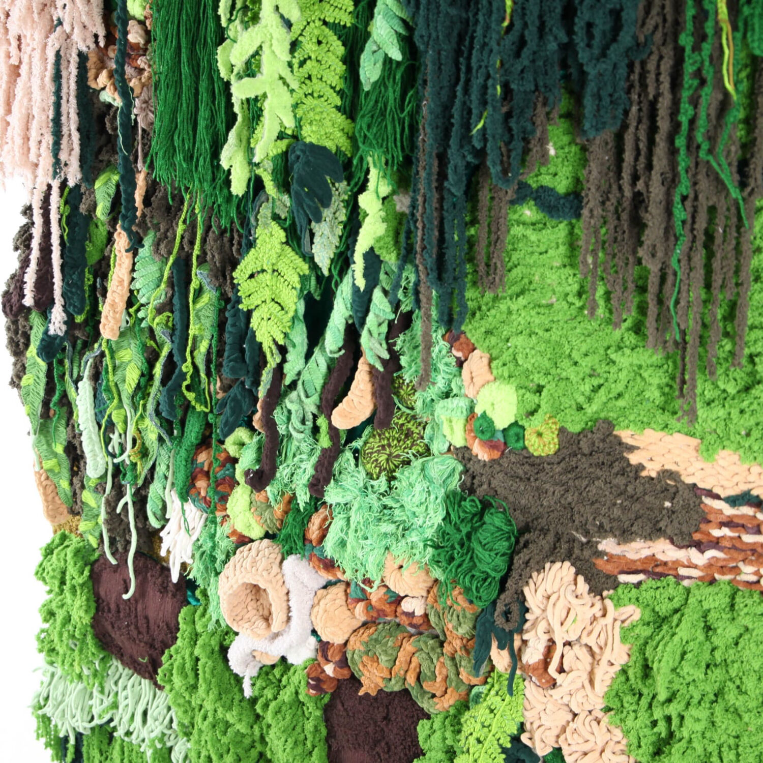 Large tapestry "green wall"