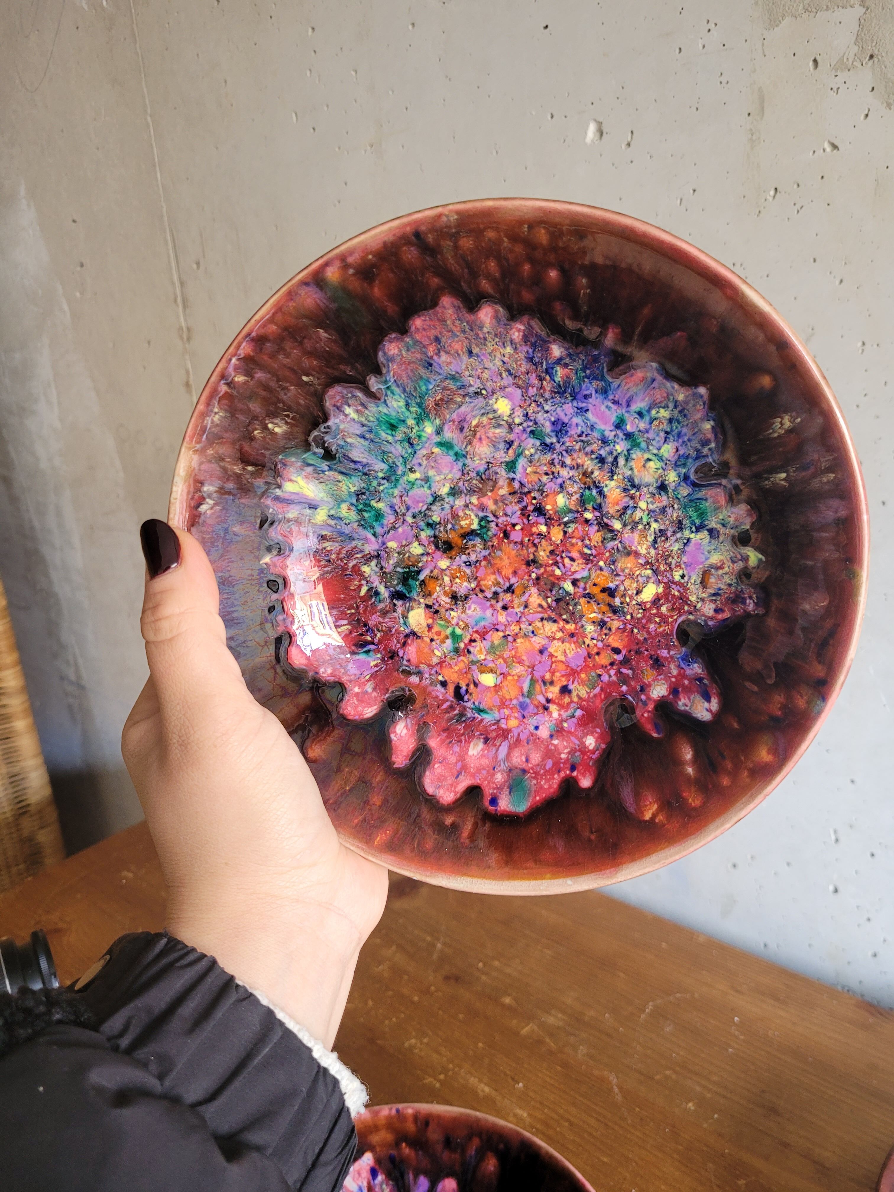 6 Morvan ceramic plates