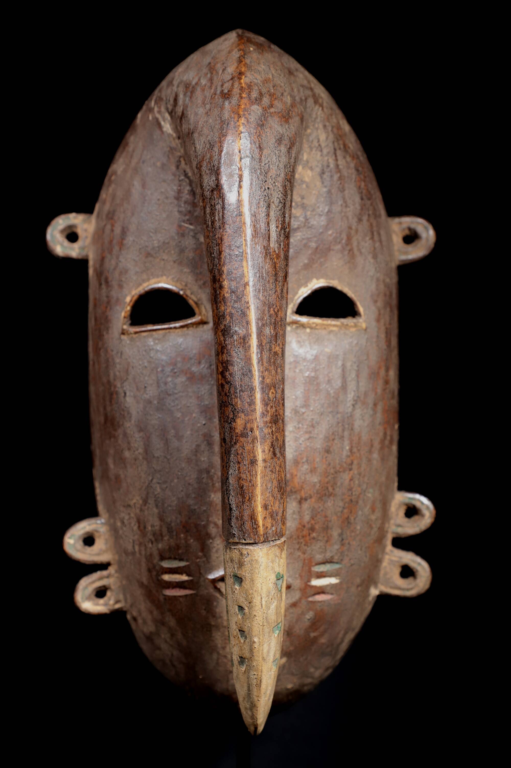 African Art Africa Tribal - Djimini Ligbi Kulango Mask - 31 Cms