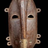 Art Africain Afrique Tribal - Masque Djimini Ligbi Kulango - 31 Cms
