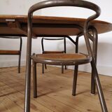 Ensemble table et chaises Mullca enfants par Jacques Hitier