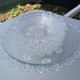 Service salad bowl textured glass masserini barocco italy vintage 1960