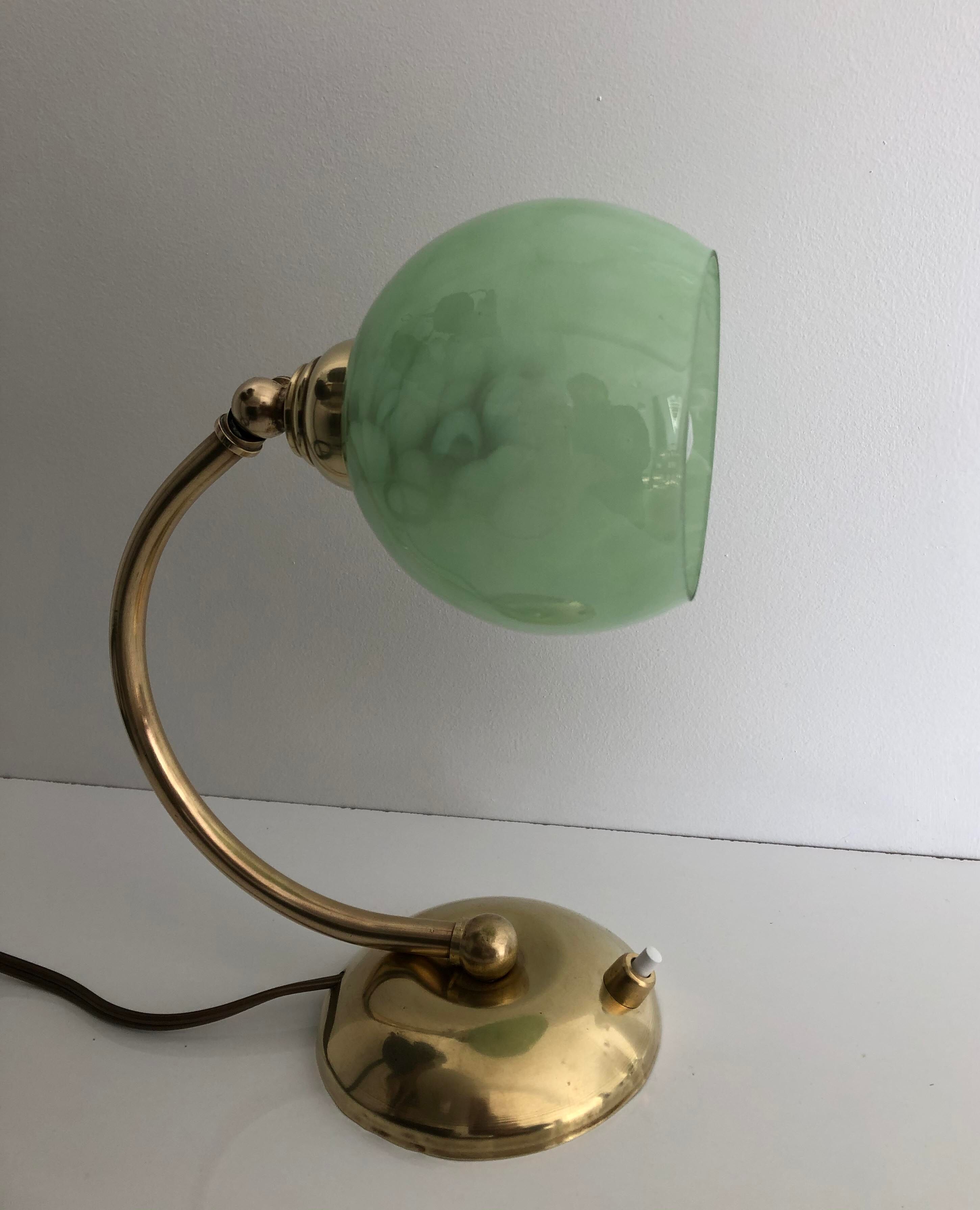 Old articulated bedside lamp