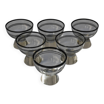 6 Verres Liqueur Crystal of Bohemia