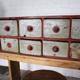 Antique workshop cabinet