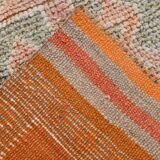 3x10 Peach Red Orange Turkish Runner Rug, 101x311Cm SK 22019