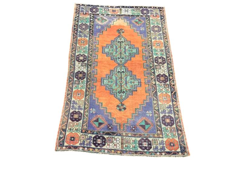 Colourful Oushak Turkish Carpet