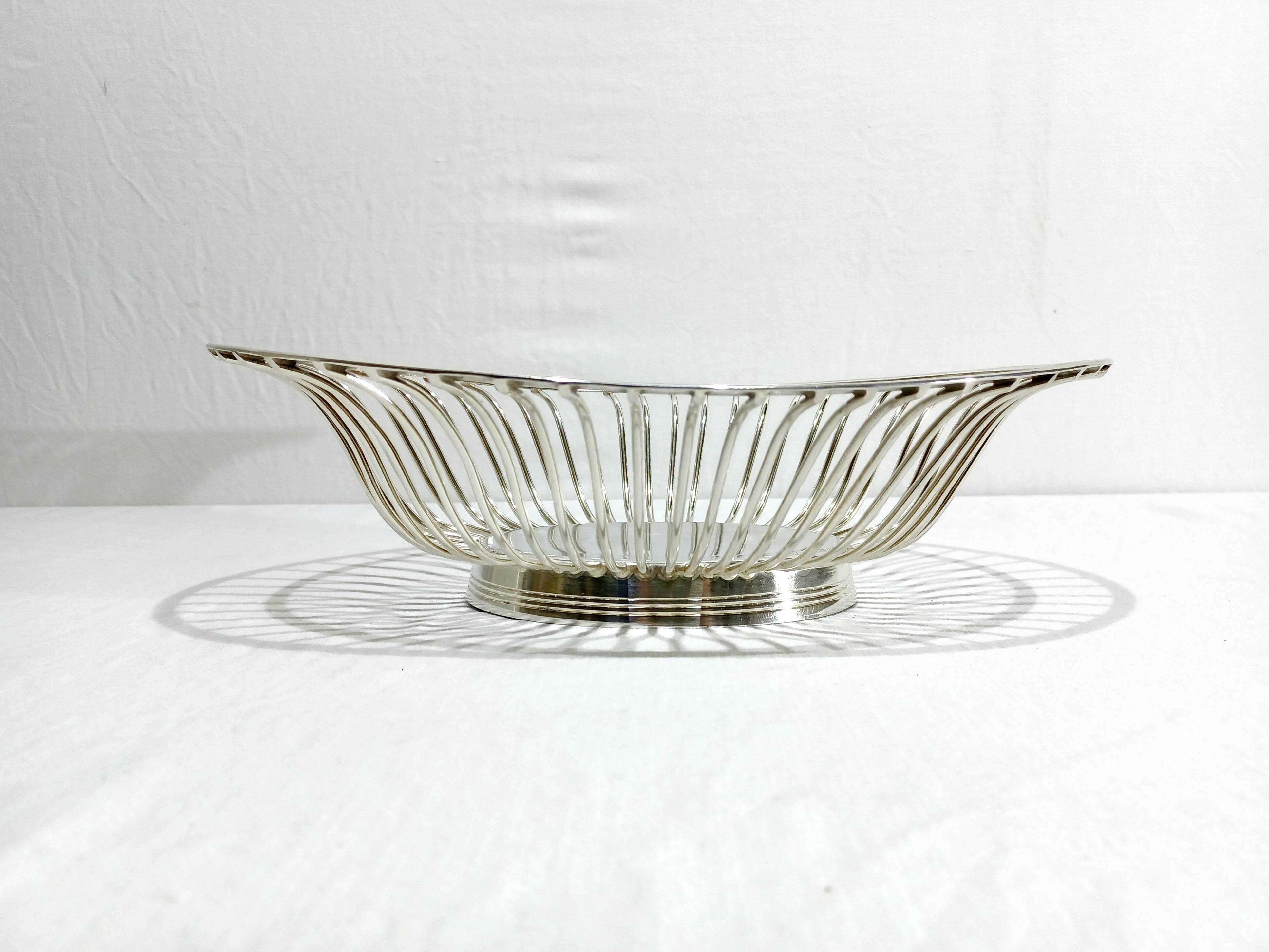 SILVER METAL BANQUETTE CHRISTOFLE GALLIA COLLECTION