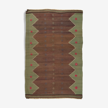 Anatolian handmade kilim rug 200 cm x 123 cm