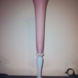 Vase en opaline rose