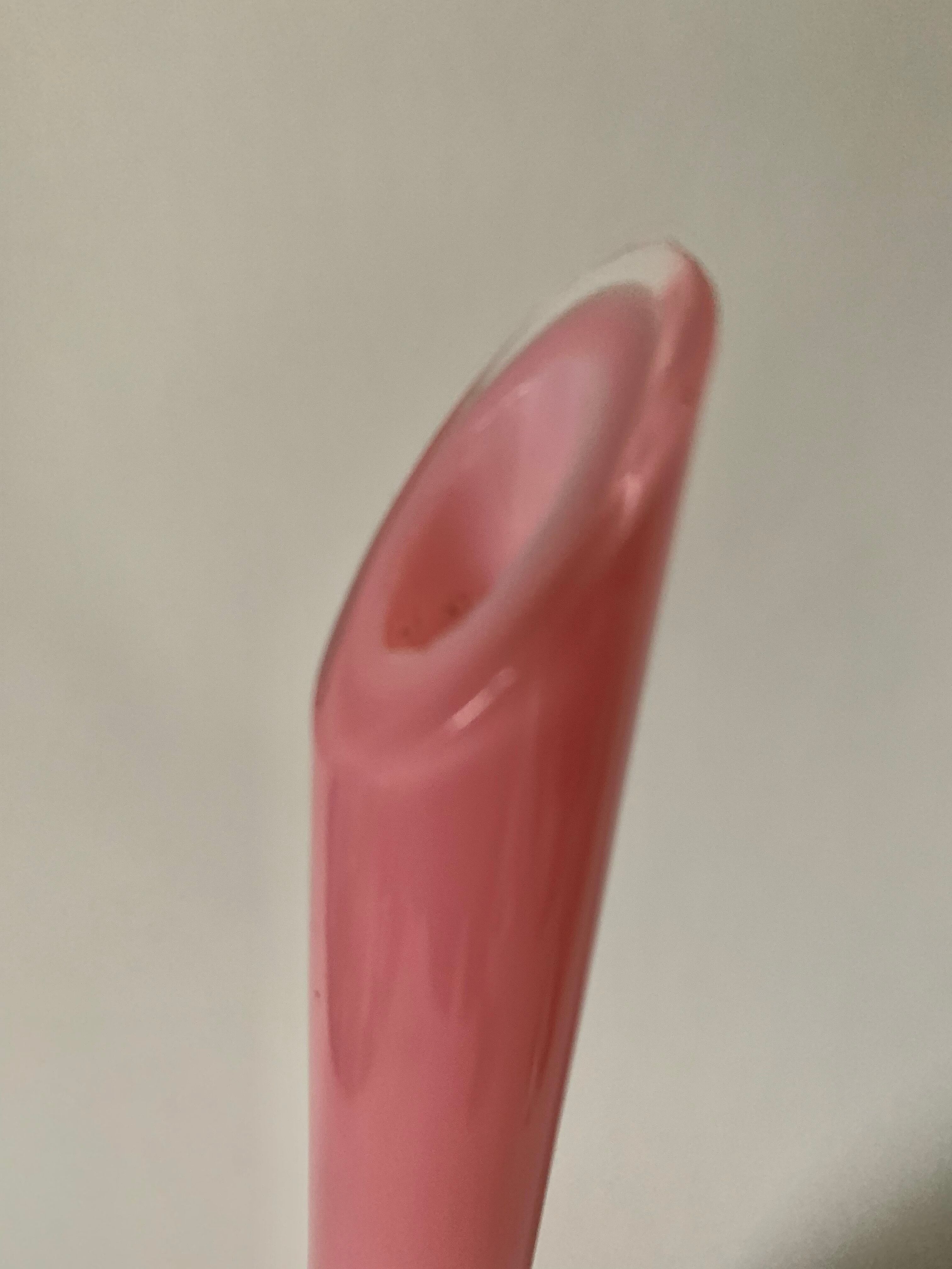 Pink opaline vase