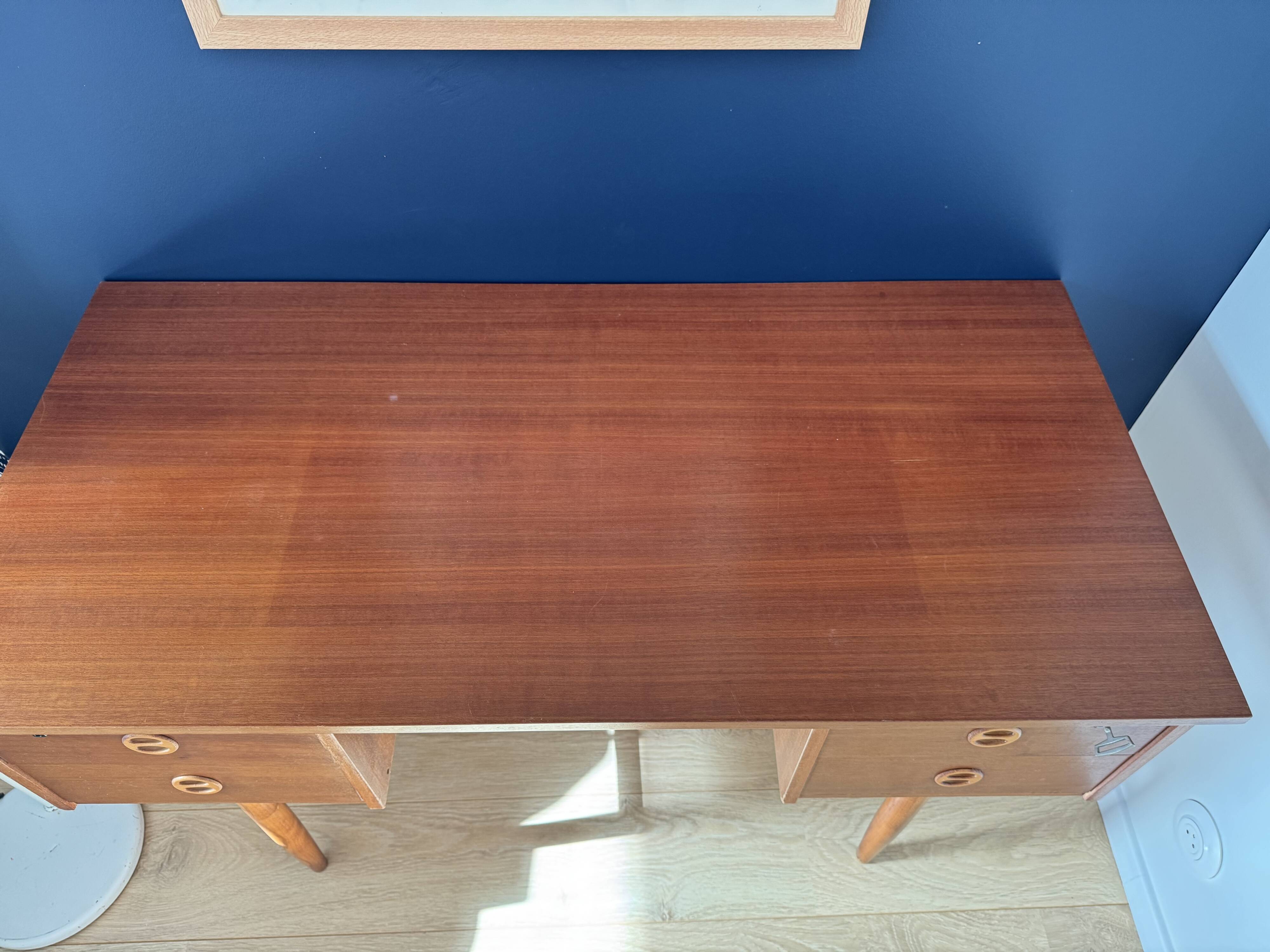 Vintage Scandinavian style desk from the 60s