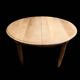 Oval extendable table in Louis XVI style – Renovated solid walnut