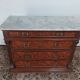 Neo-Renaissance Henri II chest of drawers in walnut burr