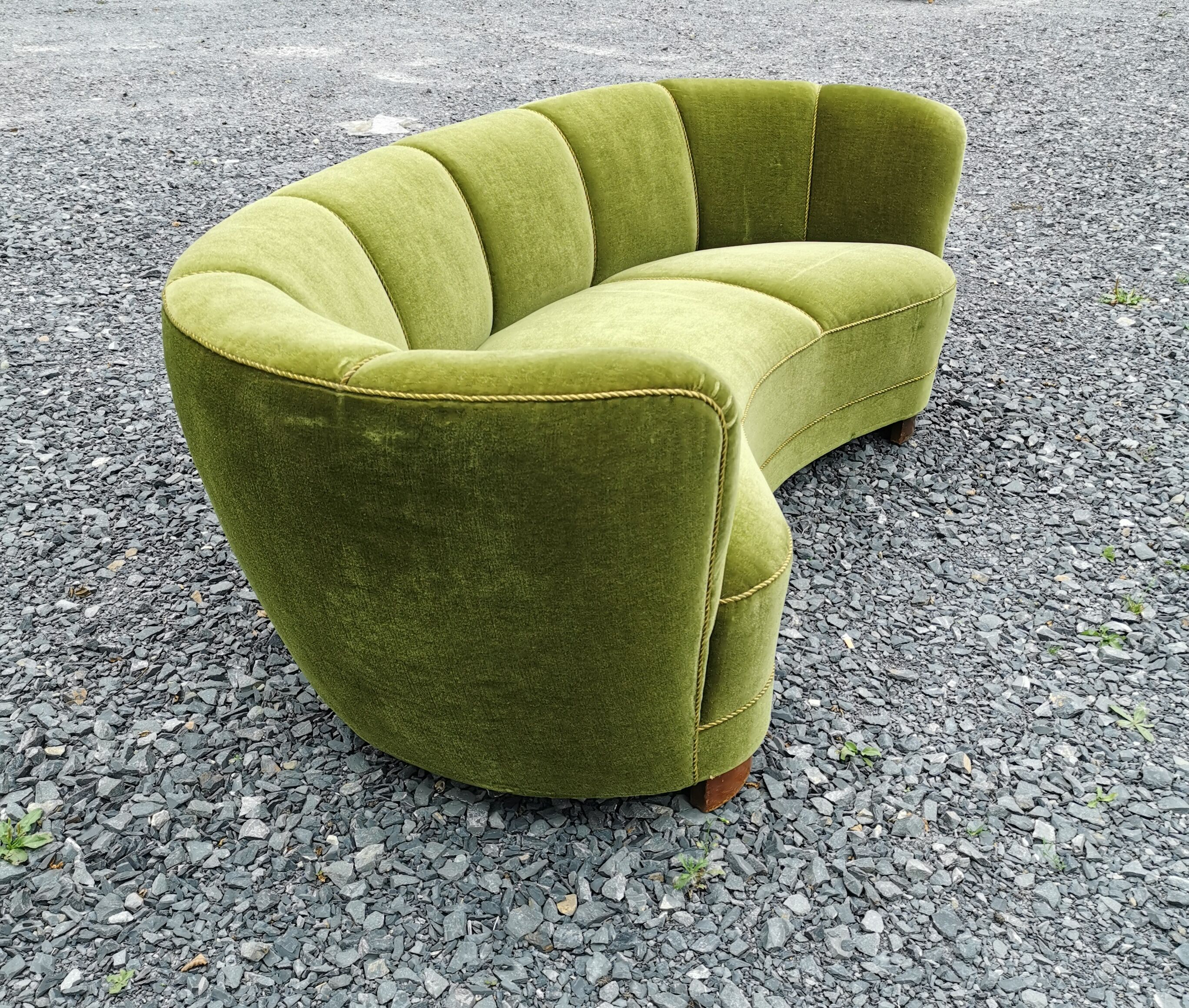Scandinavian banana sofa