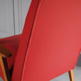 Armchair in 60 years red skai