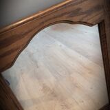 Mirror wood mustache 55x73