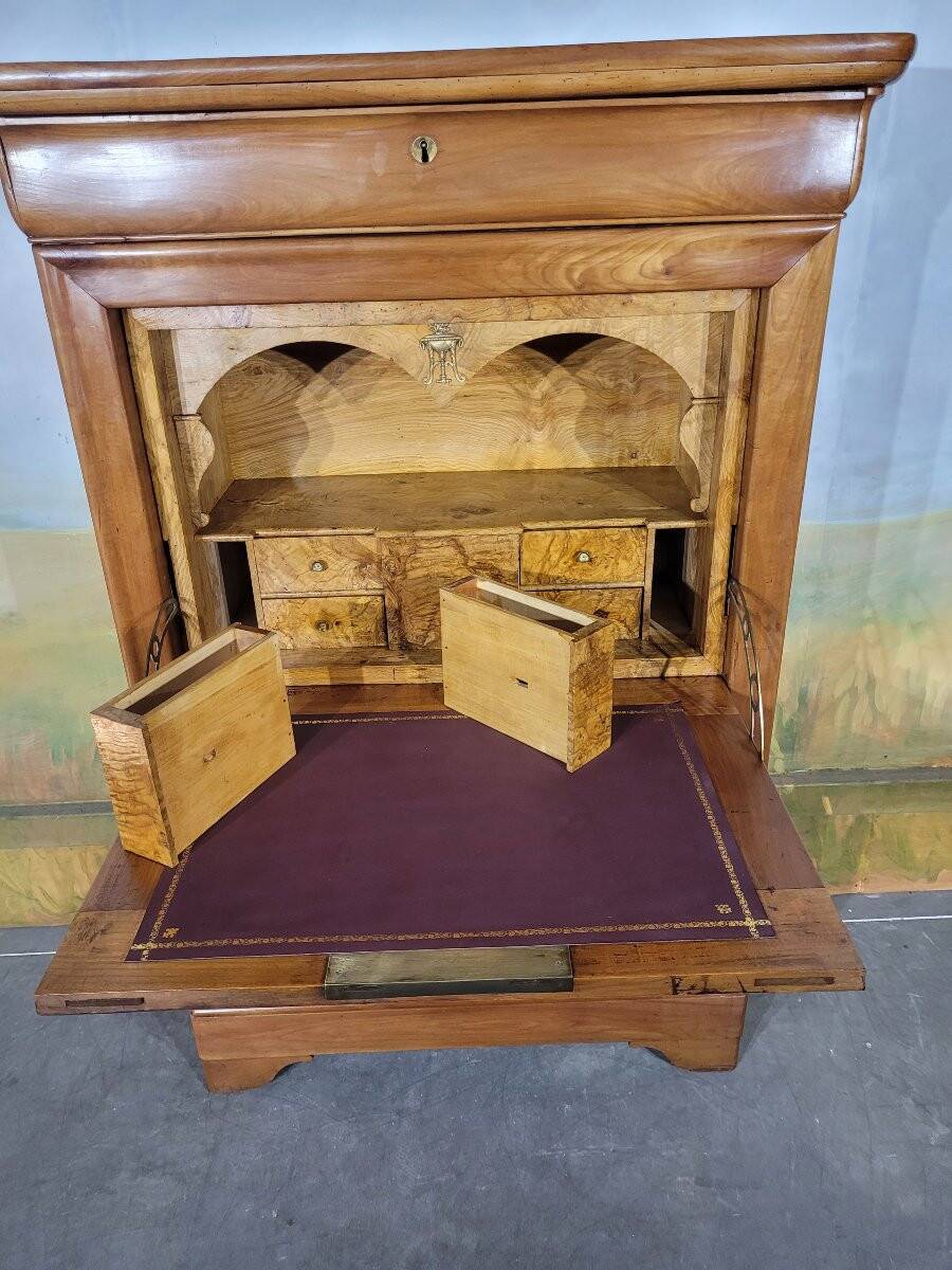 Louis Philippe period cherrywood secretary