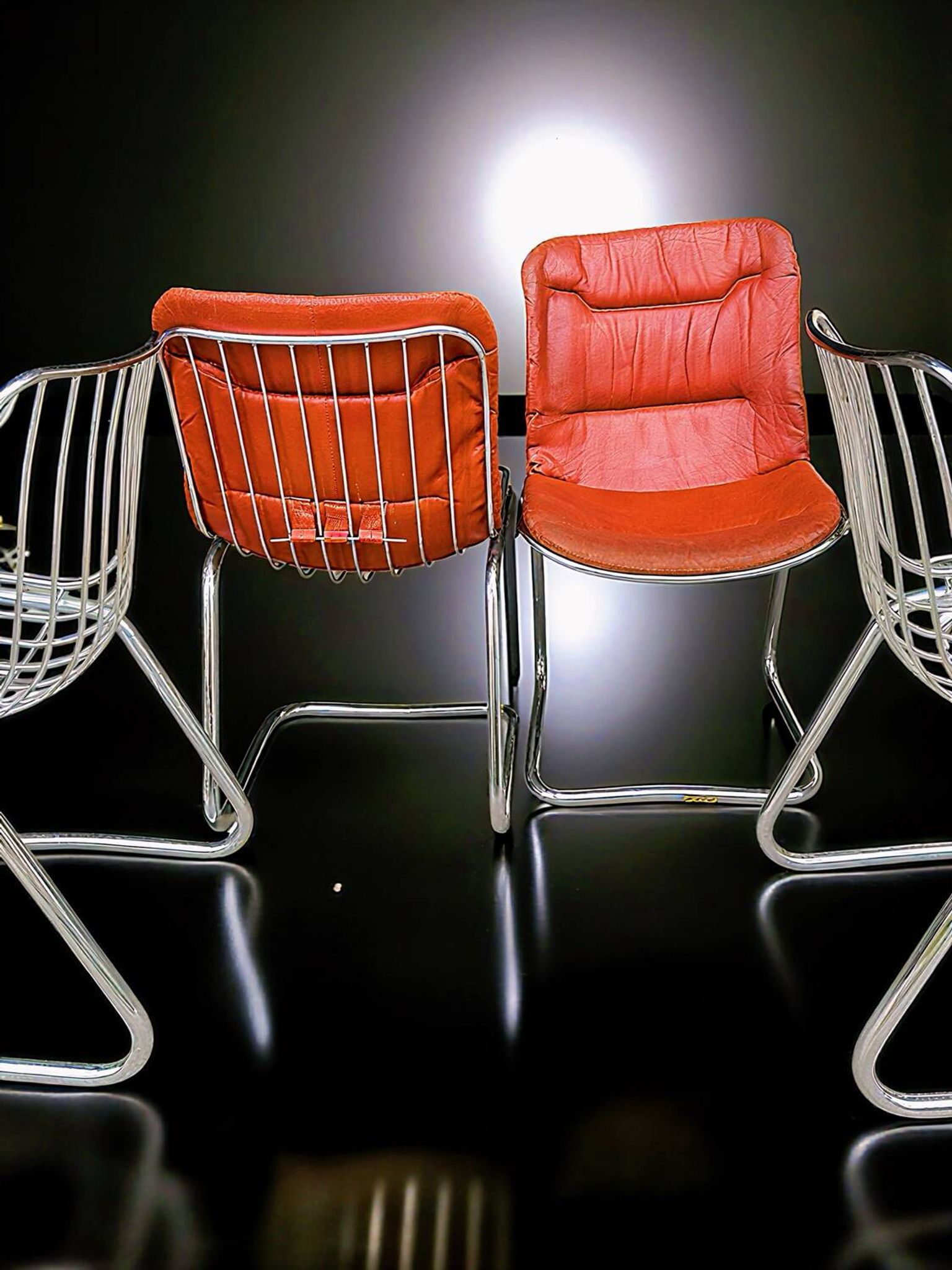 Chrome chair Gastone Rinaldi