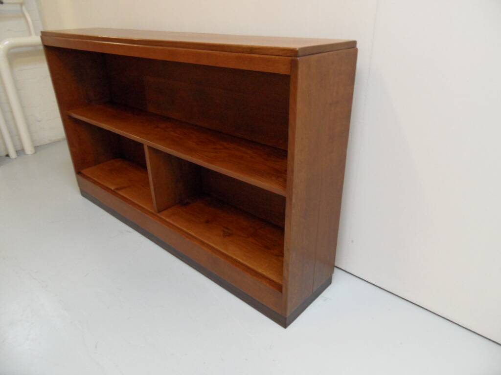 ArtbDeco oak open bookcase Amsterdam School