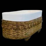 Antique Napoleon III porcelain centerpiece planter