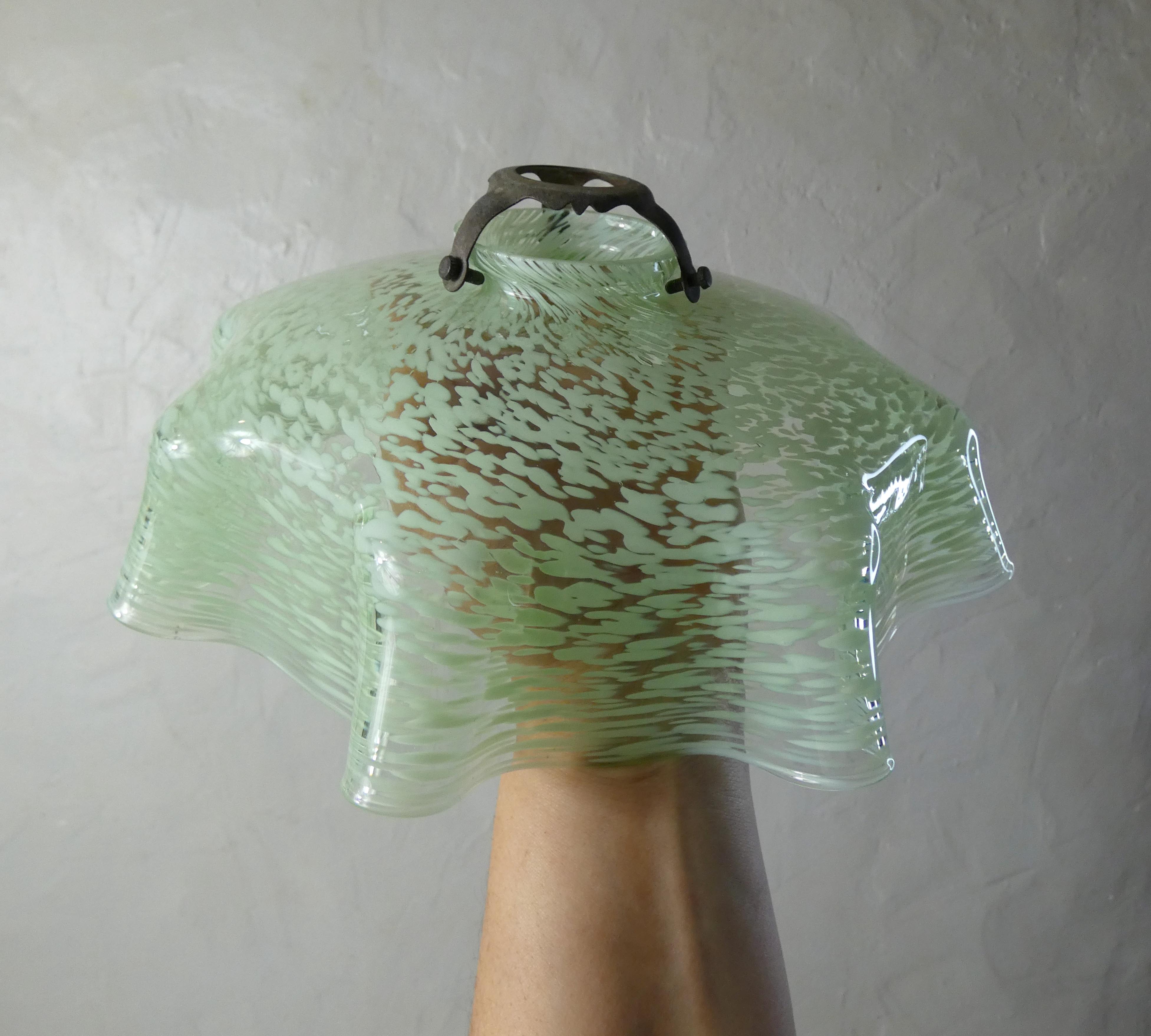 Lamp in clichy glass