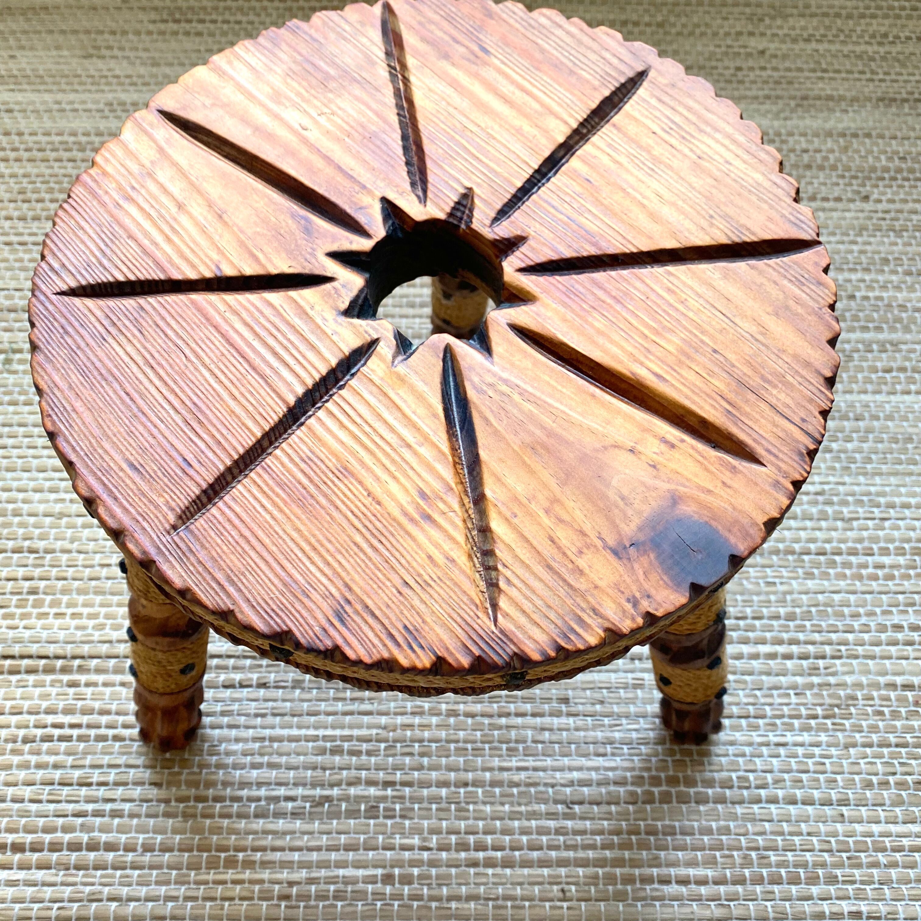 Vintage tripod stool