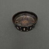 Odetta stoneware bowl with geometric decoration by HB Quimper